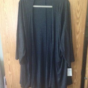 Lularoe Lindsay Large NWT Black with Shimmer